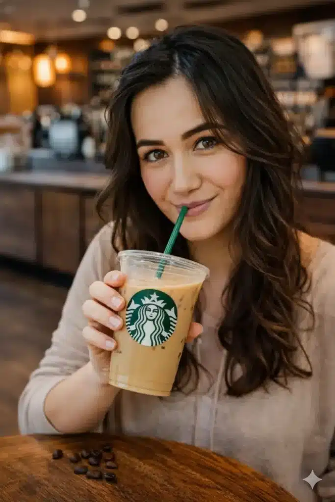 Girl Drinking Coffee