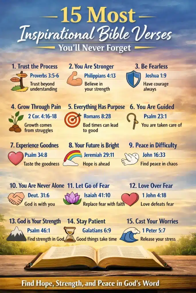 15 Inspirational Bible Verses