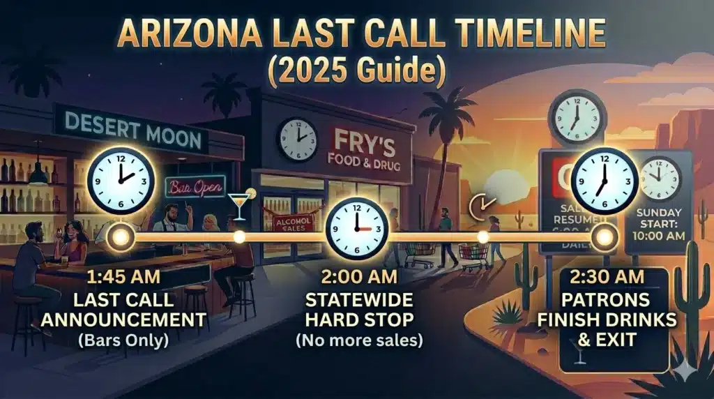 Arizona Last Call Timeline